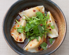 【茹で餃子】パクチー	