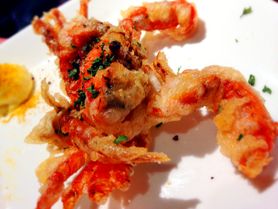 ソフトシェルクラブのフリット