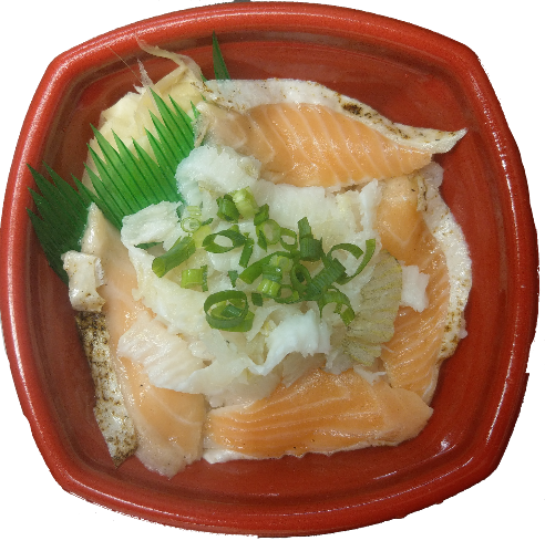 炙りサーモン縁側丼（並盛680円（税込）～）