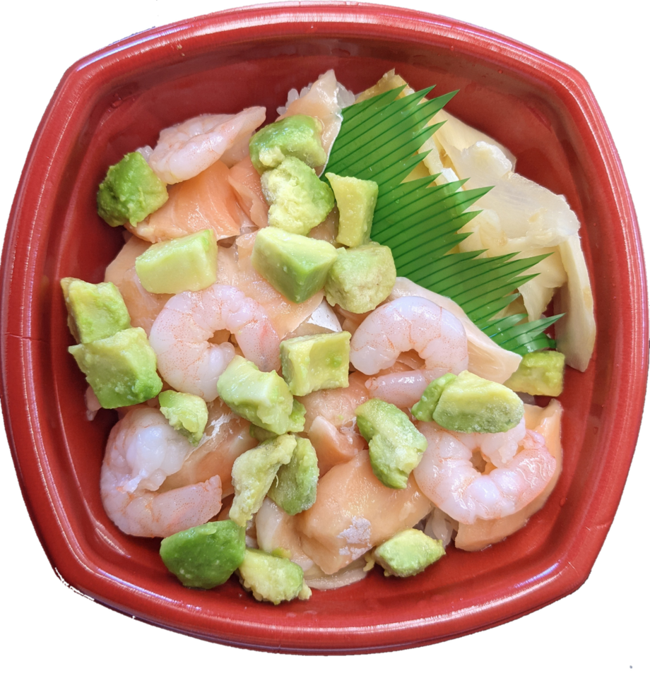 サーモンアボカド丼（並盛680円（税込）～）