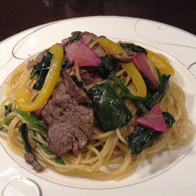 【◆和風スパゲッティー◆】牛肉と彩野菜の和風