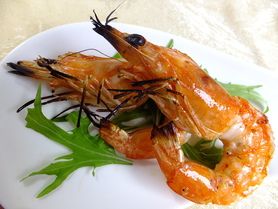 天使の海老の石窯焼き　２匹