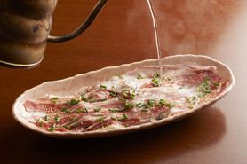 六白黒豚　しゃぶしゃぶ　晩酌風