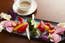 フレッシュ野菜のクリーミーバーニャカウダ