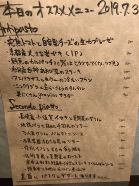 ある日のメニュー