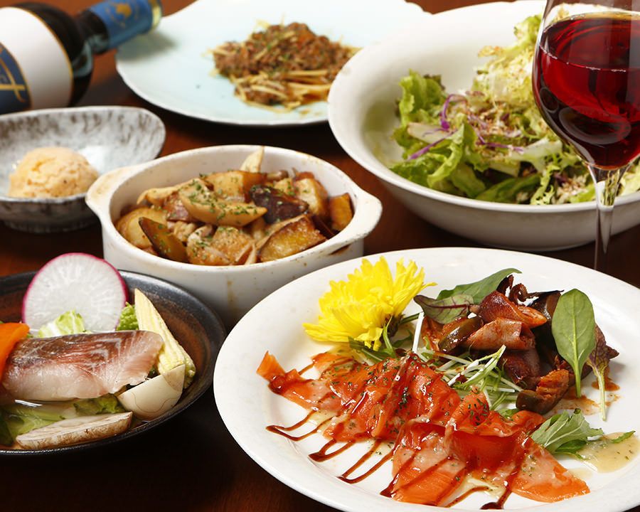 ご宴会【2.5時間飲み放題付】みんなでわいわい晩酌コース（全7品）（4500円）