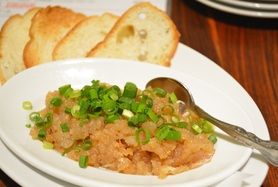 洋風ねぎとろのカルパッチョ