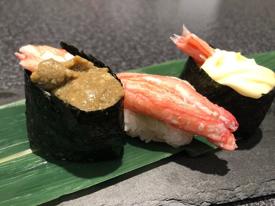 かに三種 （かにみそ・かに・かにマヨ）（420円(税込)）