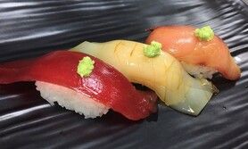 漬け三種 （まぐろ・やりいか・ぶり）