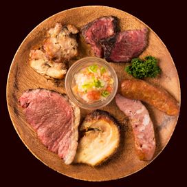 『シュラスコ5種コース』５種類のシュラスコを焼き上がり順に提供！