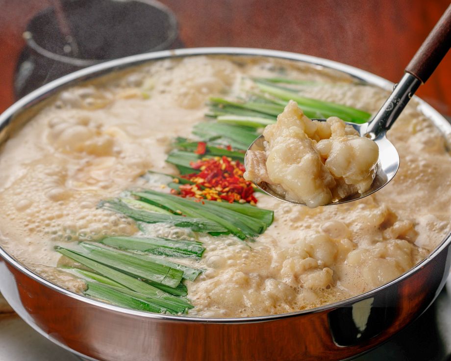 新天地『もつ鍋』（1390円（税別）1人前）