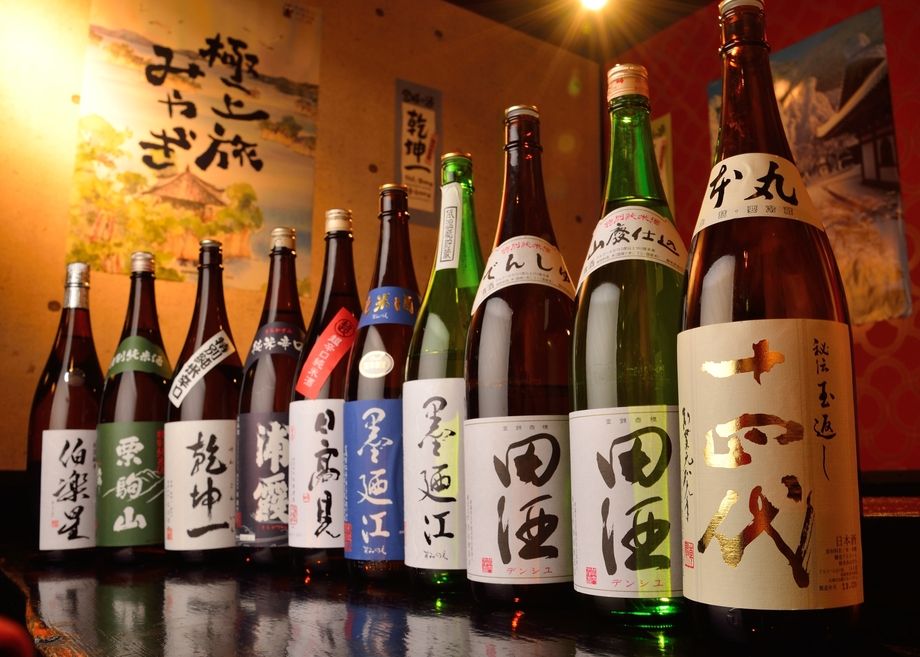 日本酒（500円（税別）～）