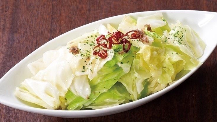 アンチョビキャベツ（500円(税込み550円)）