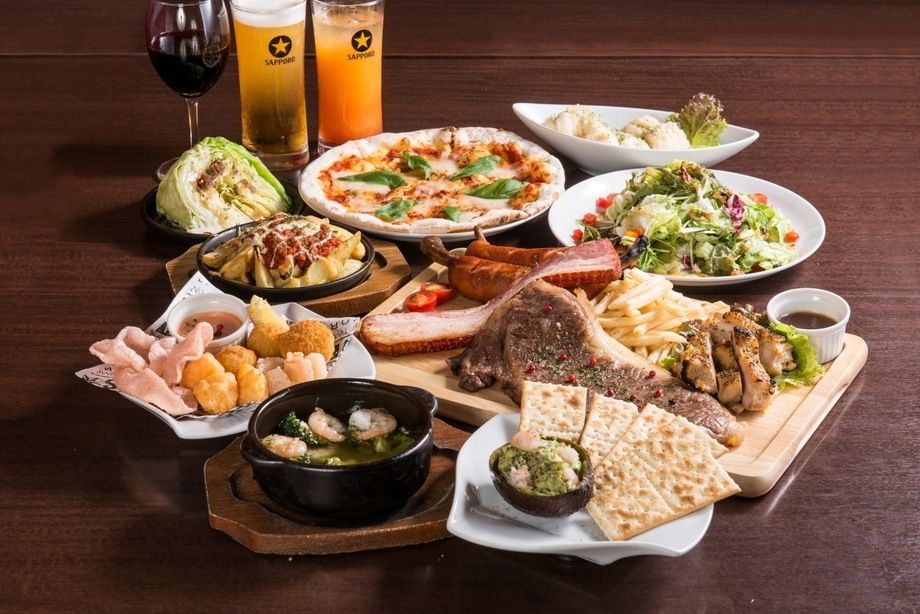 Viva定番(全8品)120分飲み放題付き※写真はイメージです（5,000円(税込み)）