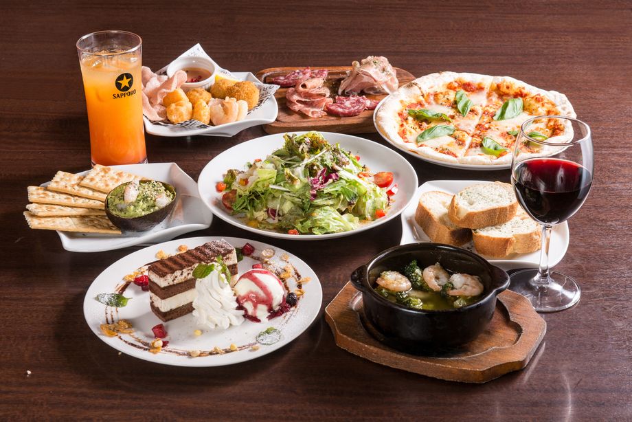 女子会コース(全7品)120分飲み放題付き※写真はイメージです（4,500円(税込)）