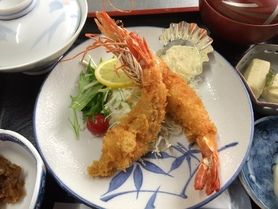 海老フライ定食