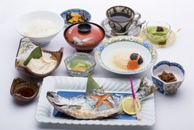 ヒメマスの塩焼き御膳