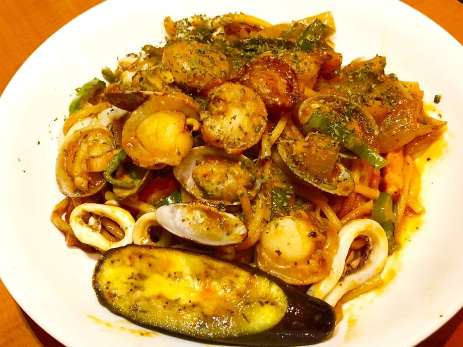 海鮮ナポリタン