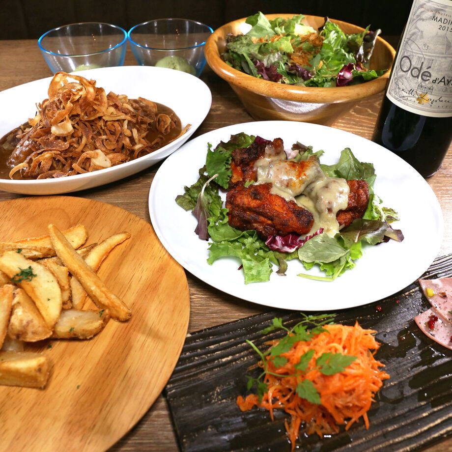 【2時間飲み放題付き（スタンダード）】バッファローチーズチキンコース 4,300円⇒3,980円(税別)