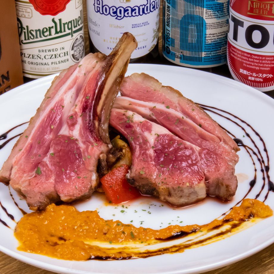 【ジビエ＆レア肉】仔羊のグリエ（2本）