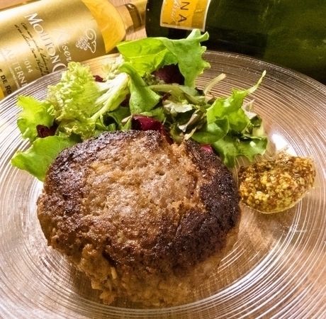 【ジビエ＆レア肉】蝦夷鹿のハンバーグ