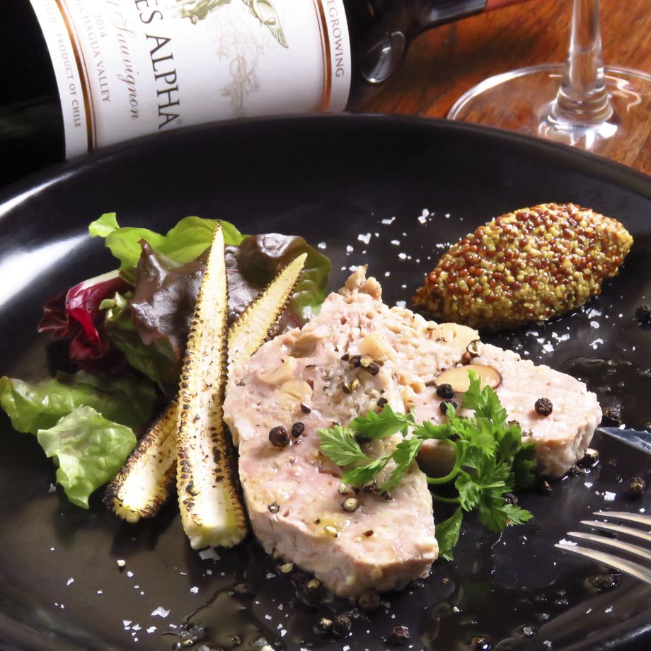 【ジビエ＆レア肉】猪のパテドカンパーニュ