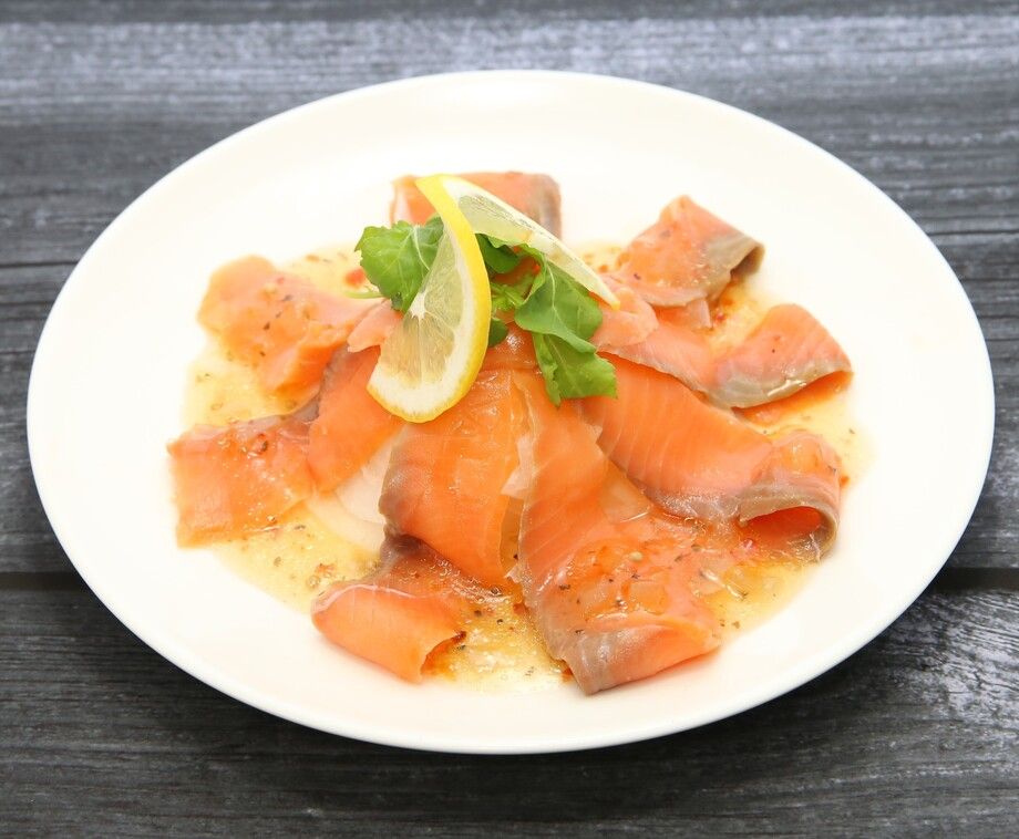 サーモンのカルパッチョ