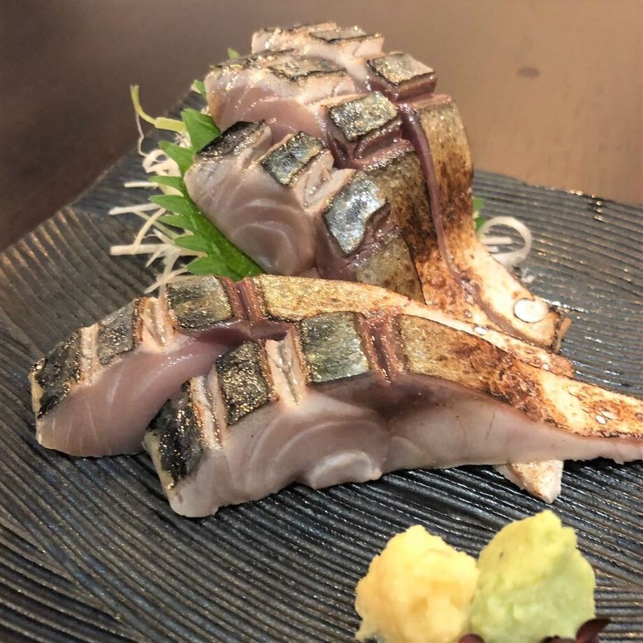 とろさば笑（藁）焼き（830円（税抜き））