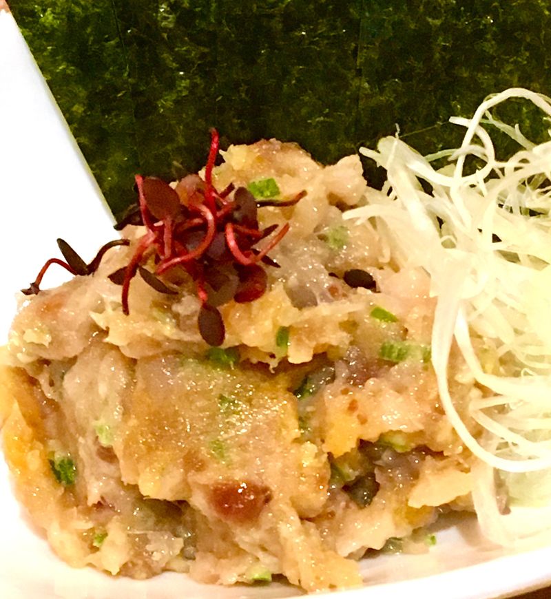 とろさばなめろう（550円（税抜き））