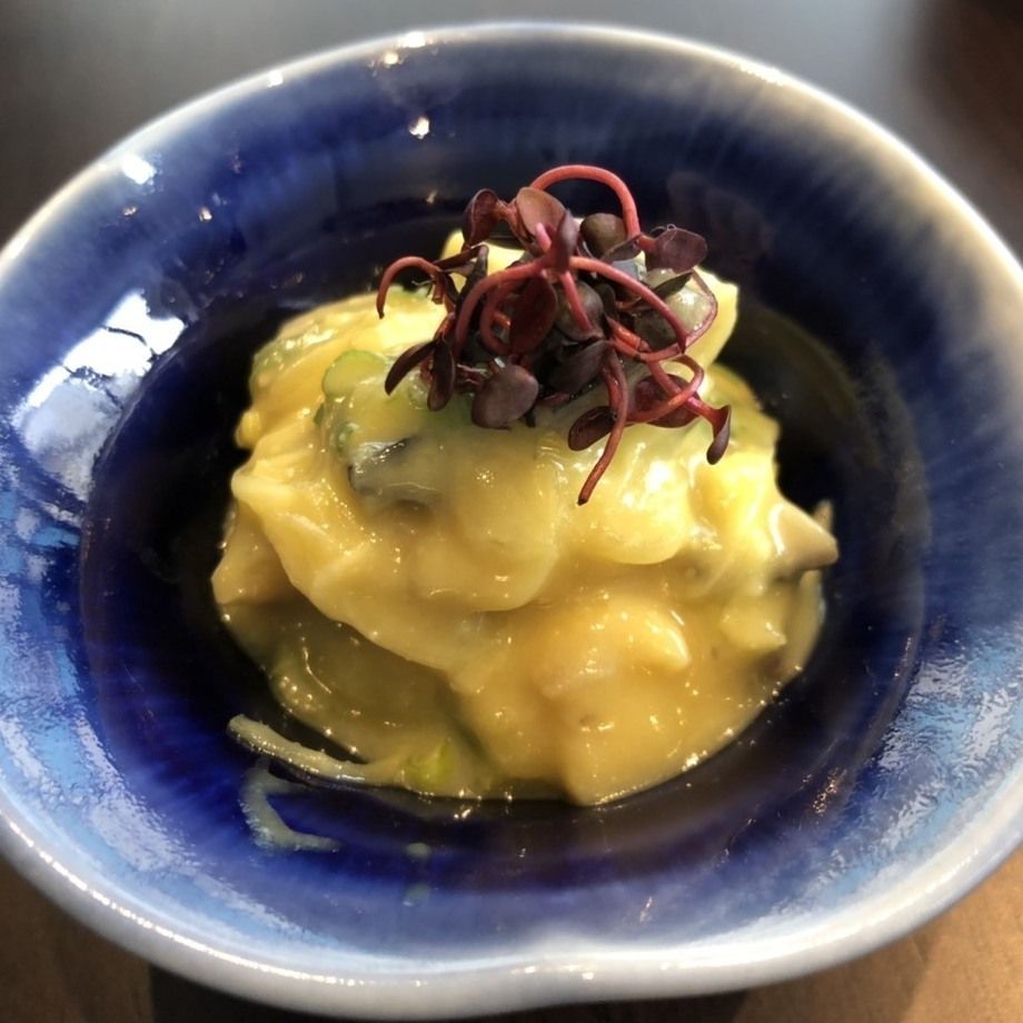 シメサバの酢みそ和え（380円（税抜き））