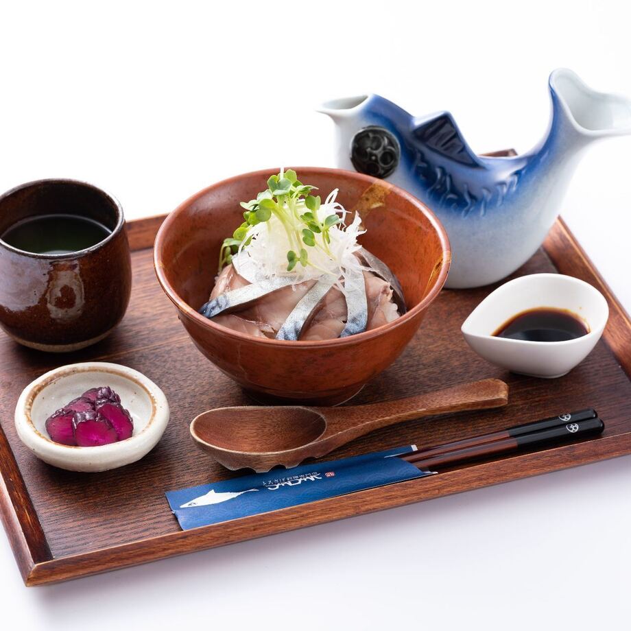 しめさば丼定食（800円（税込））