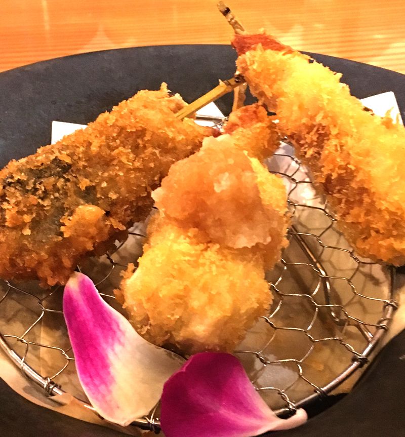 鯖の串揚げ三種盛り（530円（税抜き））