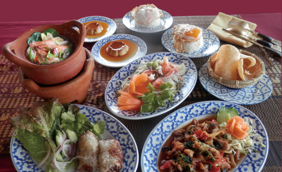 อาหารชุด"ความนิยมอาหารไทย"