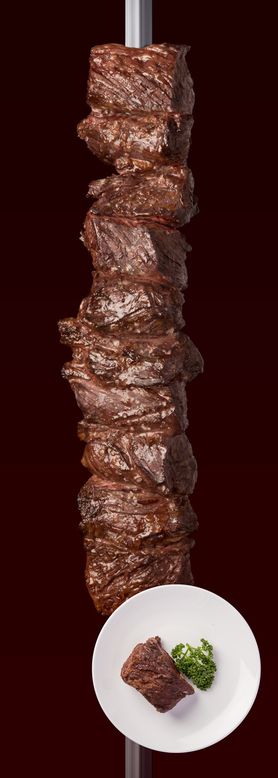 『フラウジーニャ』牛のサガリ肉、ハラミに似た柔らかい部位で人気のアイテムです