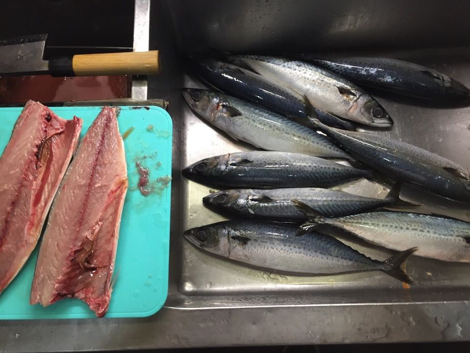 しめ鯖「きずし」（¥650）