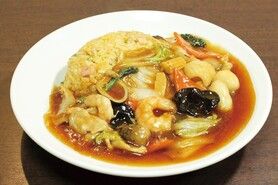 五目あんかけ炒飯