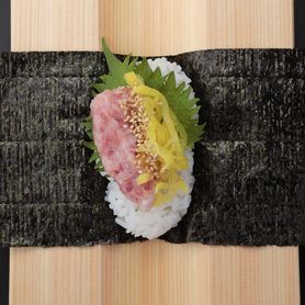 【New】とろたく手巻き Minced Tuna with Pickled Radish Hand Roll 