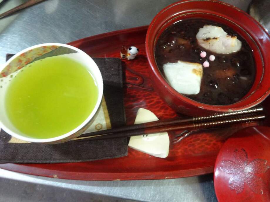 古代米入りおしるこ