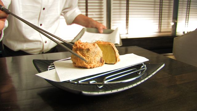 【花】　　　4000円（天ぷら5種（魚介3種、野菜2種））