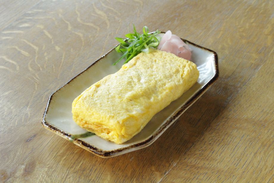 焼きたてあつあつだし巻き卵