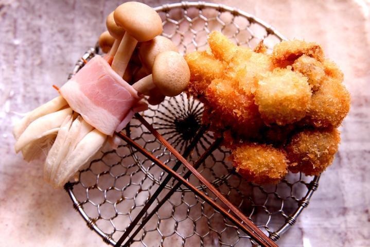 しめじのベーコン巻き