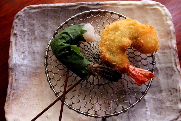 海老の大葉巻き