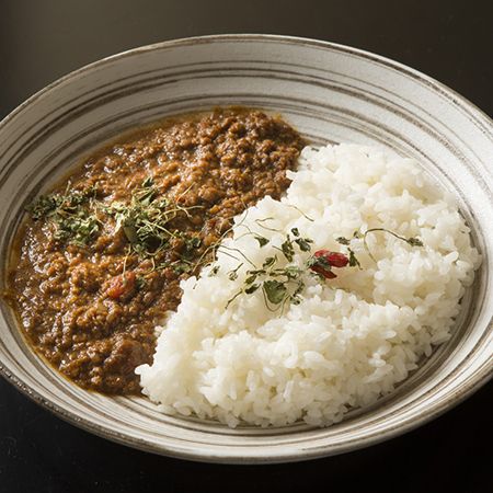 豚挽肉と唐辛子の薬膳カレー