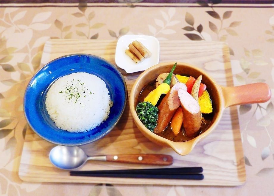 【京都ぽーく】ジャンボソーセージのスープカレー（1380）