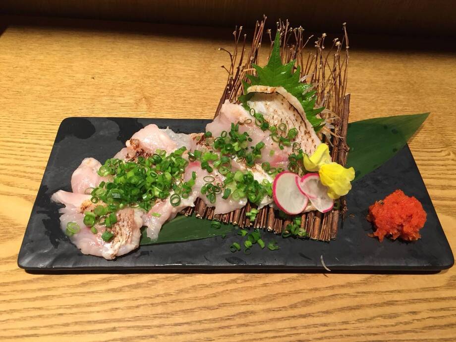 のど黒のたたき（3,000円(税抜き)）