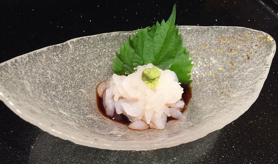 白海老刺し（1,400円(税抜き)）