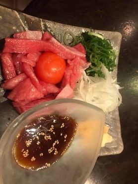 本マグロ中落ちユッケ