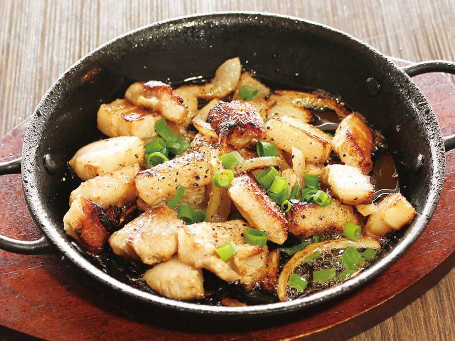 豚バラ胡椒焼き（630円）