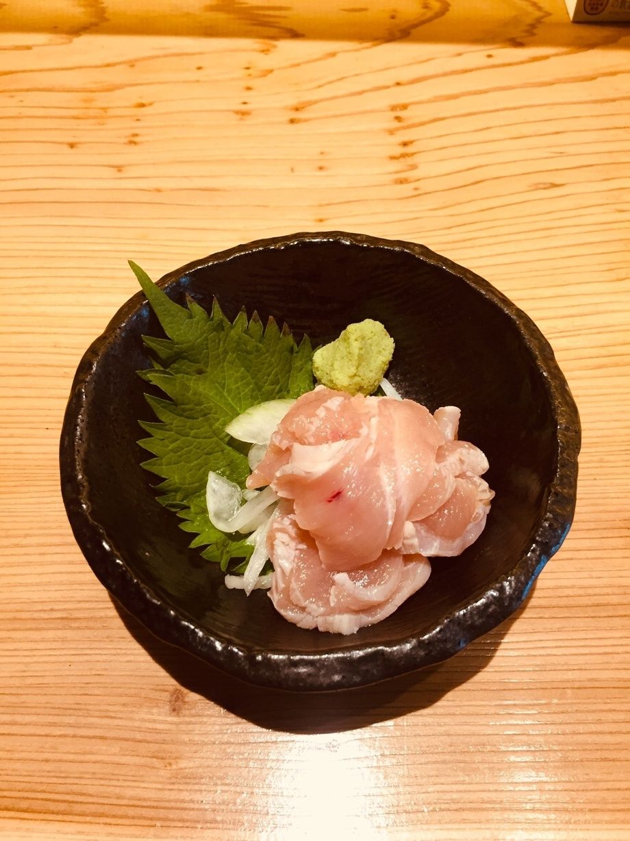 鳥わさ（400円）