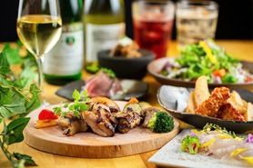 【10・11月限定 お手軽コース】鮮魚やメイン料理＆約50種類が飲み放題！料理7品&2h飲放